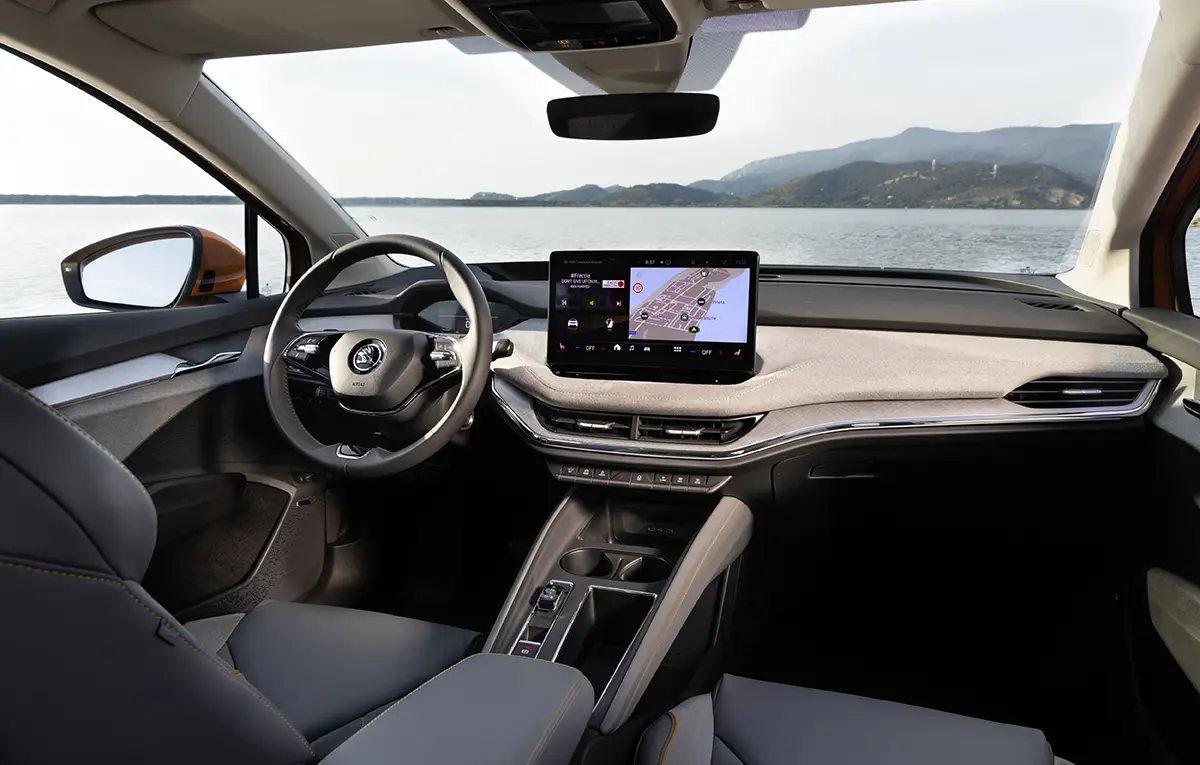 Das Cockpit des neuen Skoda Enyaq - Skoda Autohaus Mothor / Thormann in Gardelegen, Stendal und Brandenburg an der Havel