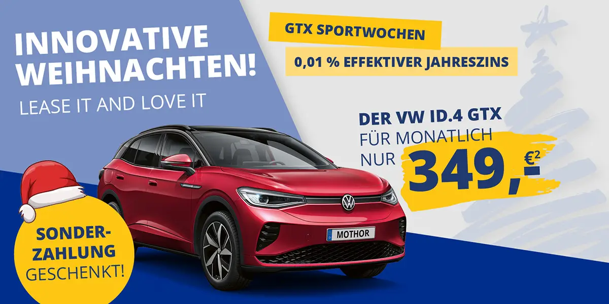 Der Volkswagen ID 4 GTX